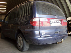 Фаркоп оцинкованный Galia F105A для Ford Galaxy 1995-2000, SEAT Alhambra 1996-2000, Volkswagen Sharan 1995-2000(паспорт и сертификат в комплекте)(без электрики)