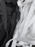 Шнур (плоский, х/б, 1,5 см). Цвет- Белый