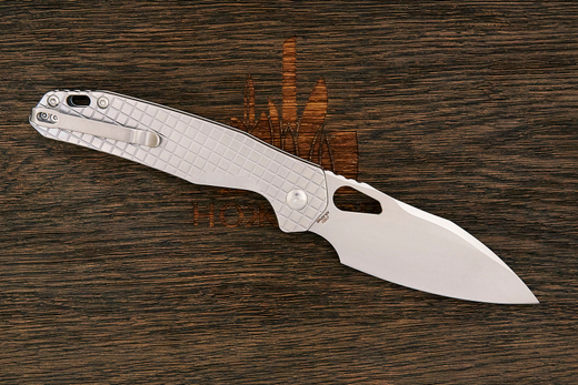 Нож складной CJRB Frack, клинок 99мм, сталь AR-RPM9, рукоять сталь текстура