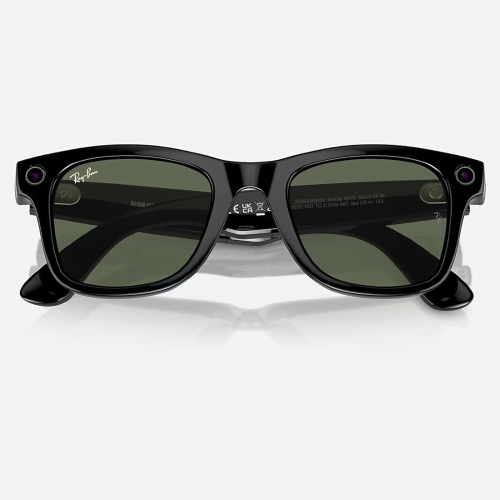 Ray-Ban Meta Wayfarer ( Цвет оправы - черный, цвет линз - зеленый )