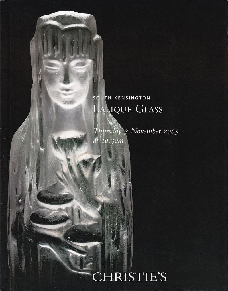 Каталог аукциона Christie's, Лондон, Стекло Рене Лалика от 3 ноября 2005 года