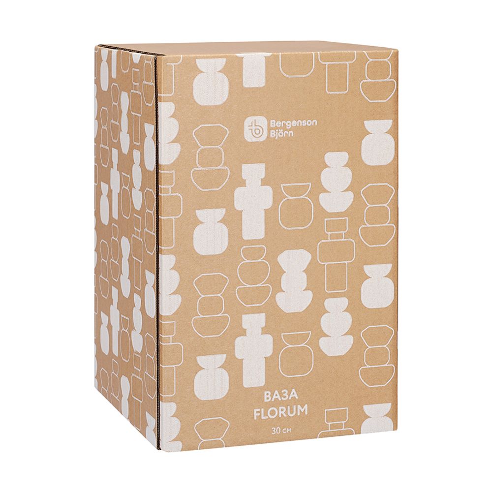 Ваза Florum, 30 см, изумрудная