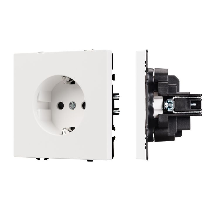 Механизм электрической розетки Arlight SCT-NOBE-MEU1-SFPL-WH (230V, 16A) 054276