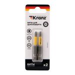 Бита для шуруповерта Torx T15х50 мм (2 шт./уп.) KRANZ