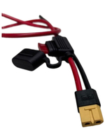 Провод кабель аккумулятора S 3мм2 XT60 с предохранителем 50А для электровелосипеда