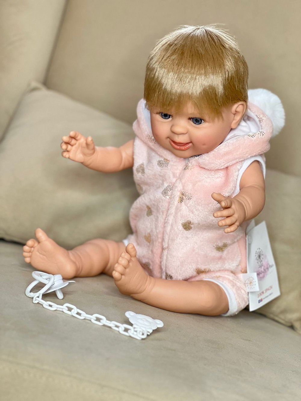 Кукла Marina and Pau 45cм Rosie мягконабивная в пакете (M1173K)