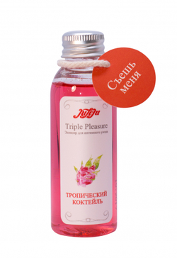 Массажный съедобный гель Triple Pleasure "Тропический коктейль" 60мл