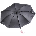 Зонт механический ветроустойчивый, матовая ручка «BESTzontik - Sofi», микс 4 цвета, длина 25см, d-110см
