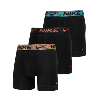 Мужские спортивные боксеры Nike Dri-Fit Essential Micro Boxer Brief 3P - black/green/black