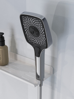 Душевая кабина BelBagno UNO-CAB-A-1-90-C-Cr-Bi-TOP-R, правосторонняя