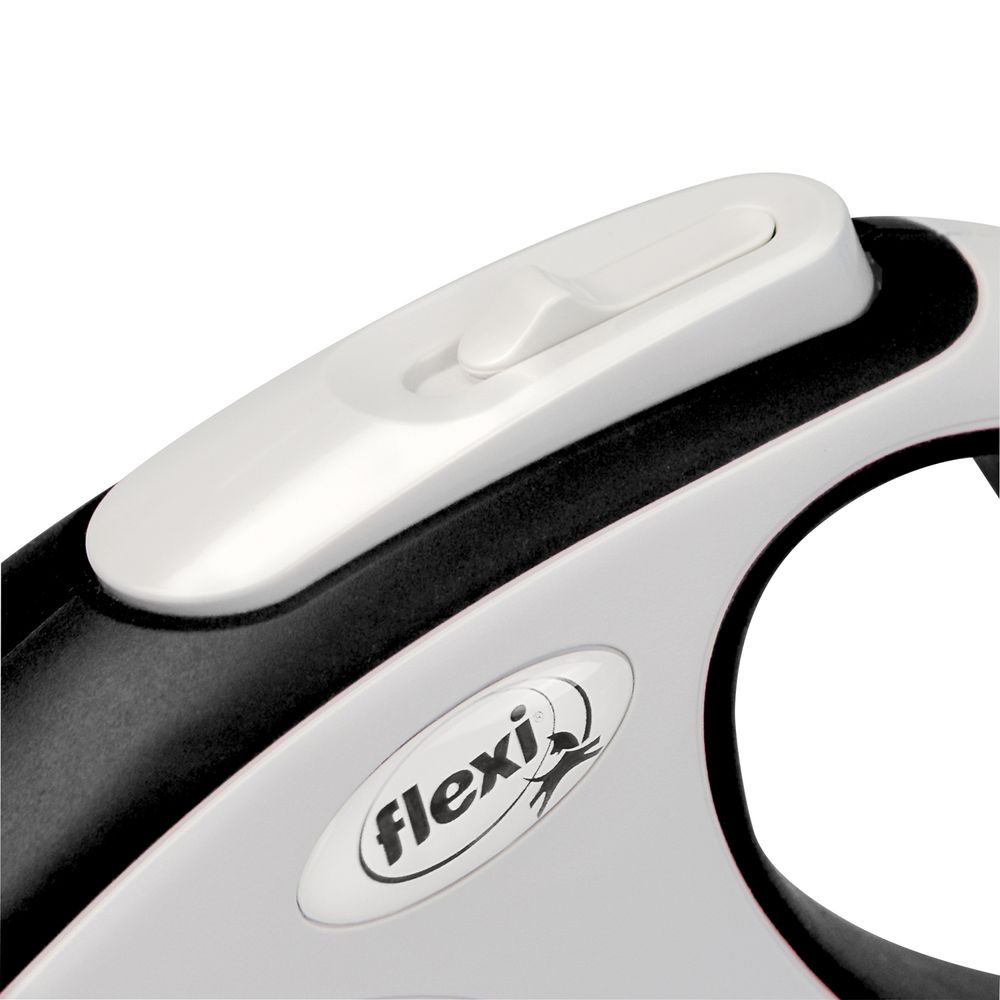 Рулетка flexi NEW LINE Comfort S (до 12 кг) трос 5 м серый/черный