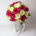 Свадебный букет невесты "Невинность и Страсть"