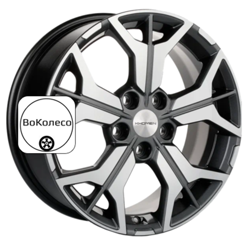 7x17/5x114,3 ET48 D67,1 KHW1715 (Kia K5) Gray-FP Khomen Wheels