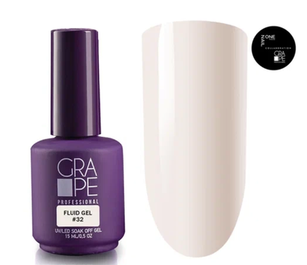 OneNail & Grape Professional Fluid Gel #32 - Гель жидкий, холодный, 15мл