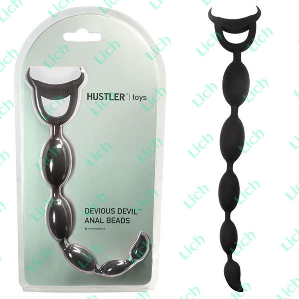 Черная цепочка из силикона DEVIOUS DEVIL