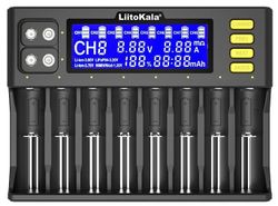 Зарядное устройство интеллектуальное LiitoKala Lii-S8 для аккумуляторов 18650 26650