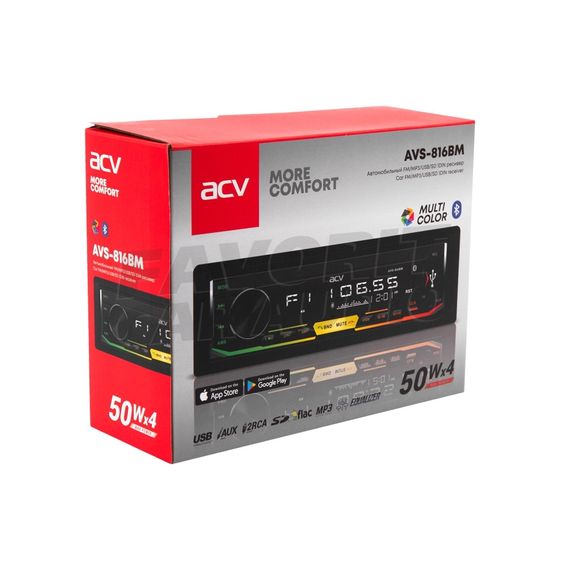 ACV AVS-816BM Bluetooth Multi color