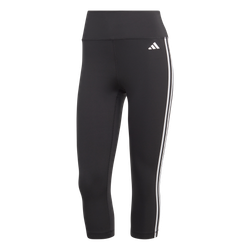 Женские теннисные брюки adidas Essentials Train 3-Stripes High-Waisted Tight Women - Black