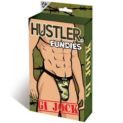 Стринги цвета хаки Hustler Fundies