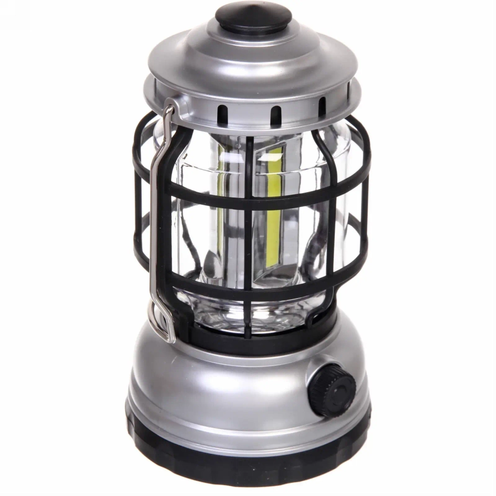 Фонарь туристический 1 режим, 3* COB, регулятор яркости 10*18см 3*АА 1990