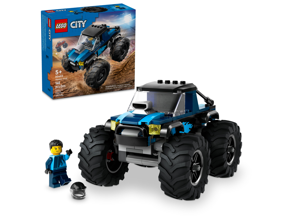 Конструктор LEGO City 60402 Синий грузовик-монстр