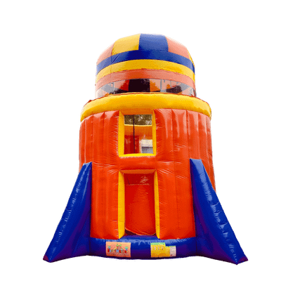 Аттракцион надувная аэротруба "Ракета", 4.5*4.5*6.4 м.