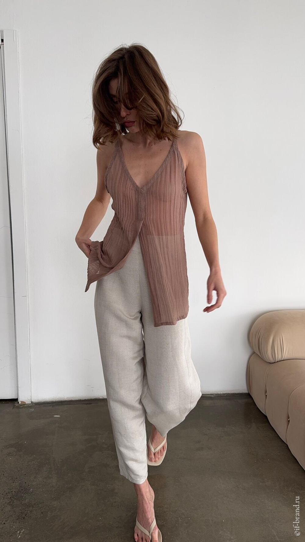 брюки TIERRY linen