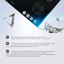 DeLonghi Газовая варочная панель NSL 460 NCM RUS