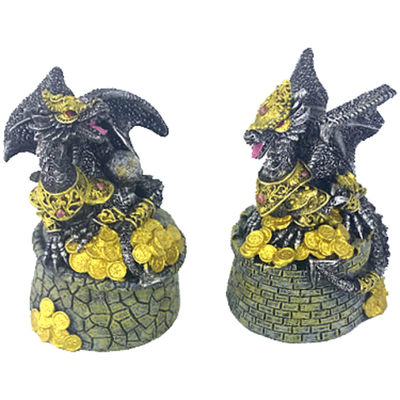 Фигурка «Дракон на замке» 10*7*7,5 см, микс