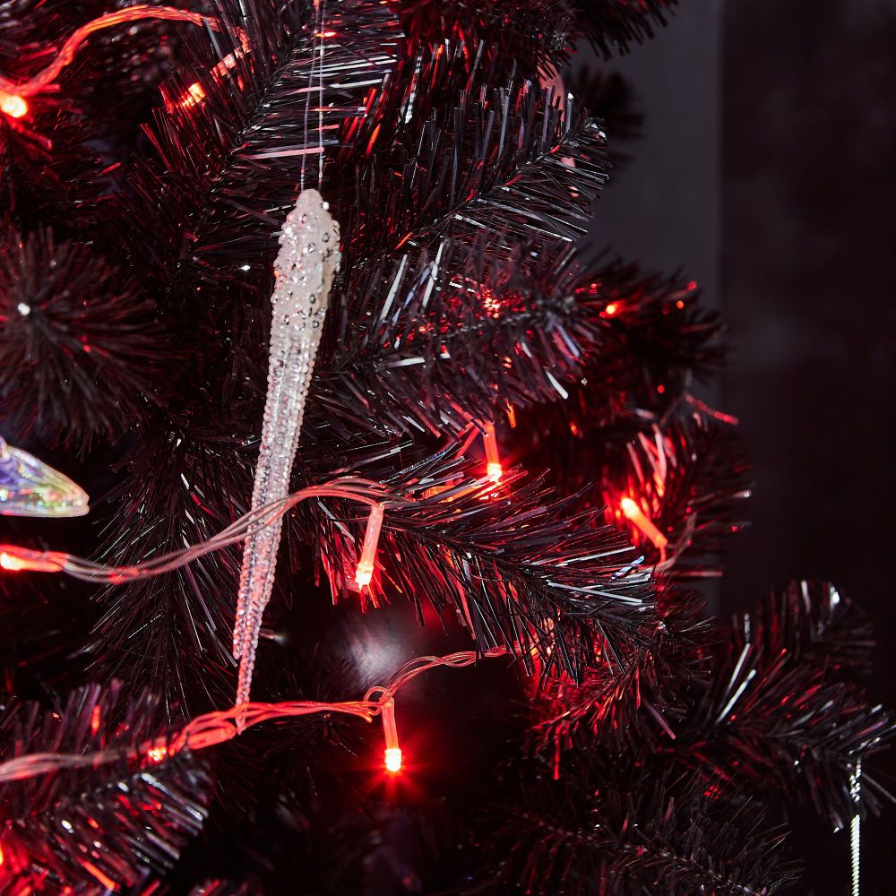 ULD-S0500-050-DTA RED IP20 Гирлянда светодиодная. 5м. 50 светодиодов. Красный свет. Провод прозрачный. ТМ Uniel