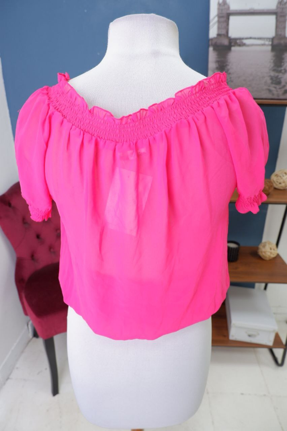 Блуза Oodji на резинке 40 размер