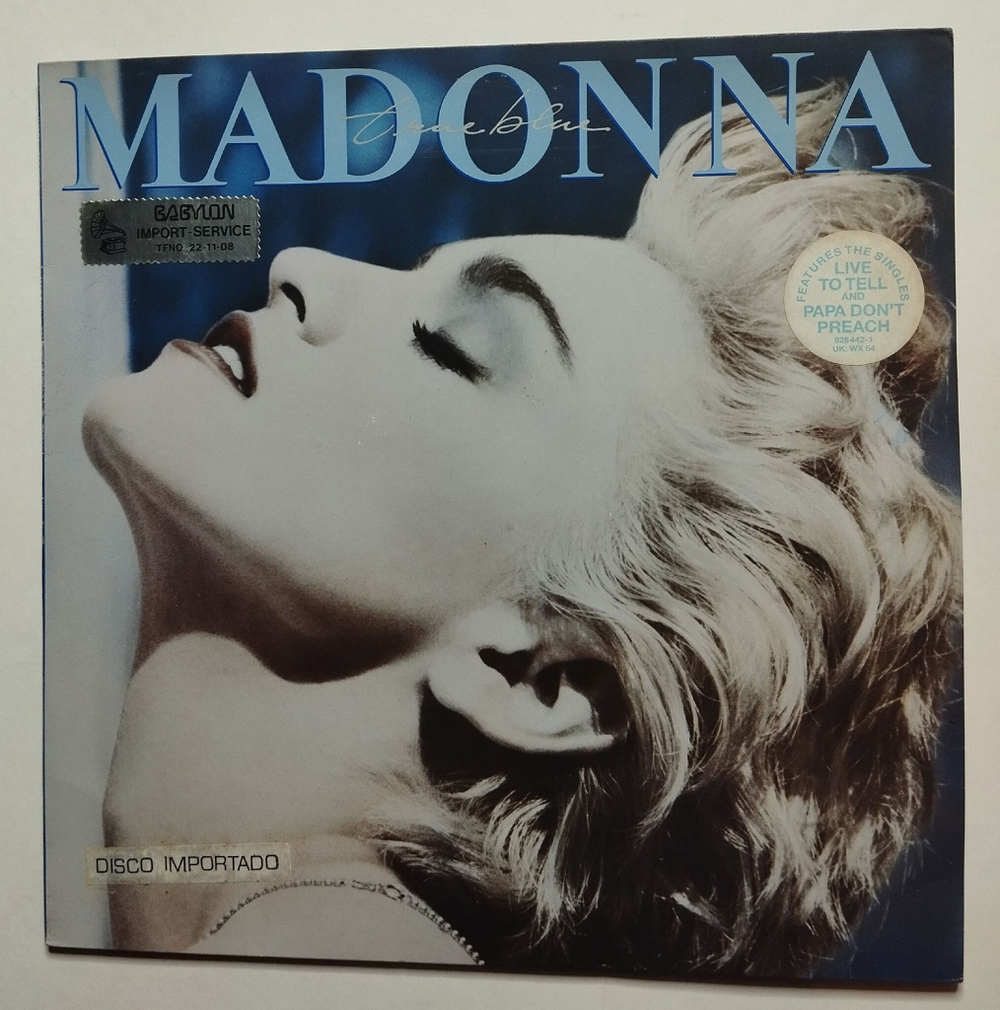 Винтажная виниловая пластинка LP Madonna True Blue (Germany 1986)