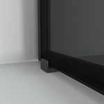 Душевой уголок Niagara Nova 90х90 NG-2823-34BLACK профиль Черный матовый стекло тонированное