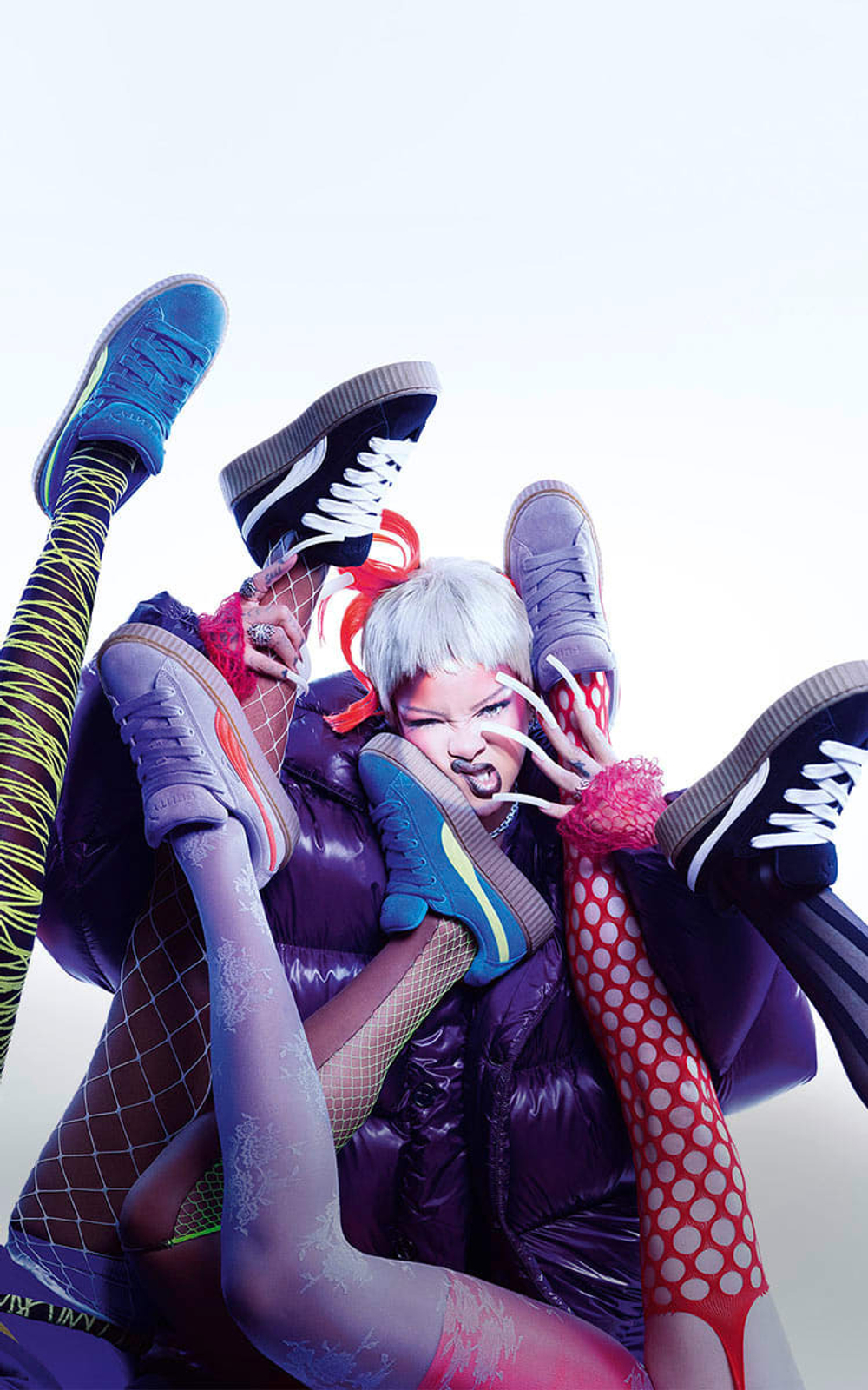 Кроссовки Puma x Fenty Creeper Phatty 'Black' 396403-01