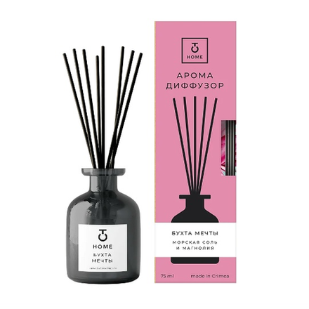 Аромадиффузор Бухта мечты Морская соль и магнолия ТВ, 75мл, ТМ TAVRIDA HOME