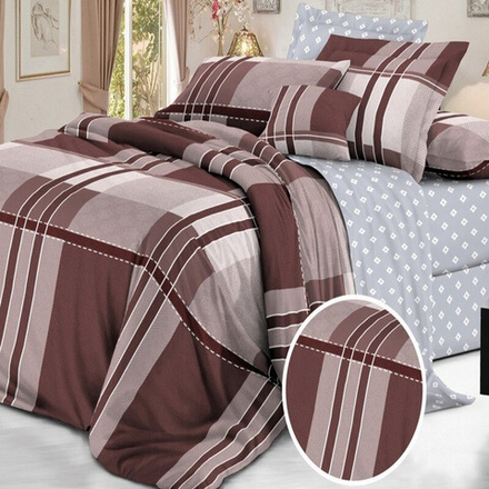 Комплект постельного белья "ВЛ. ФИННЕГАН", сатин (твил), 100% хлопок.