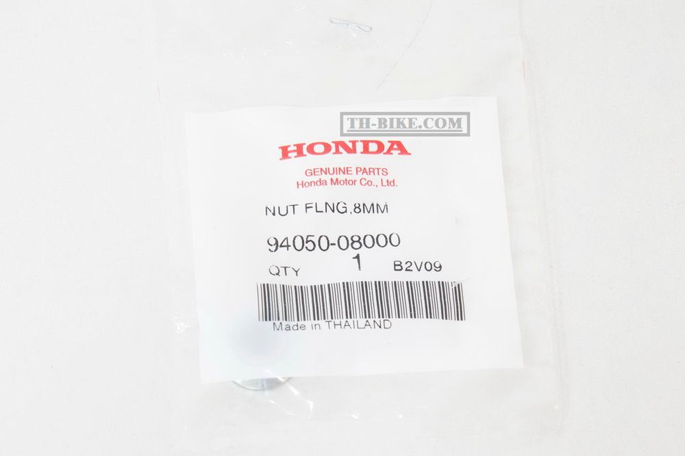 94050-08000. NUT, FLANGE, 8MM. HONDA