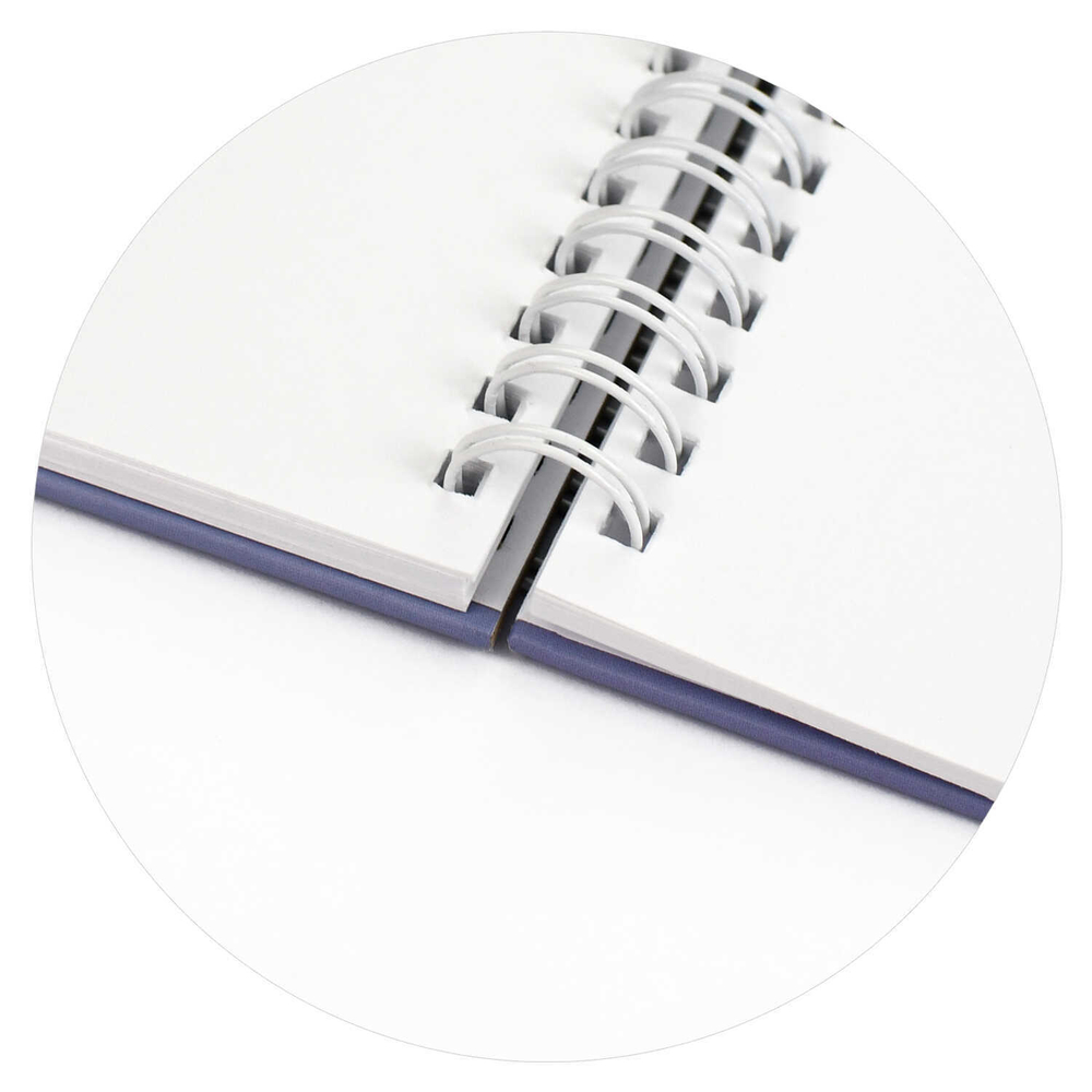 Альбом для рисования (Скетчпад) А5+ 40 л, блок - белый офсет 120 г/м², арт. 70194 ДОМ НА ОЗЕРЕ /обложка полноцветная печать, твёрдый переплёт на гребне, матовая ламинация, УФ-лак выборочный /