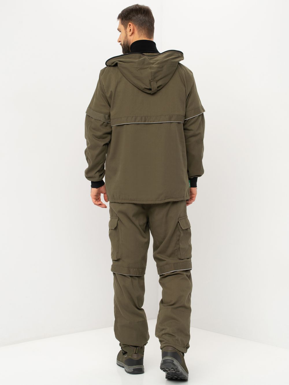 Костюм летний Антигнус-Люкс ткань Твил-Пич цвет Хаки