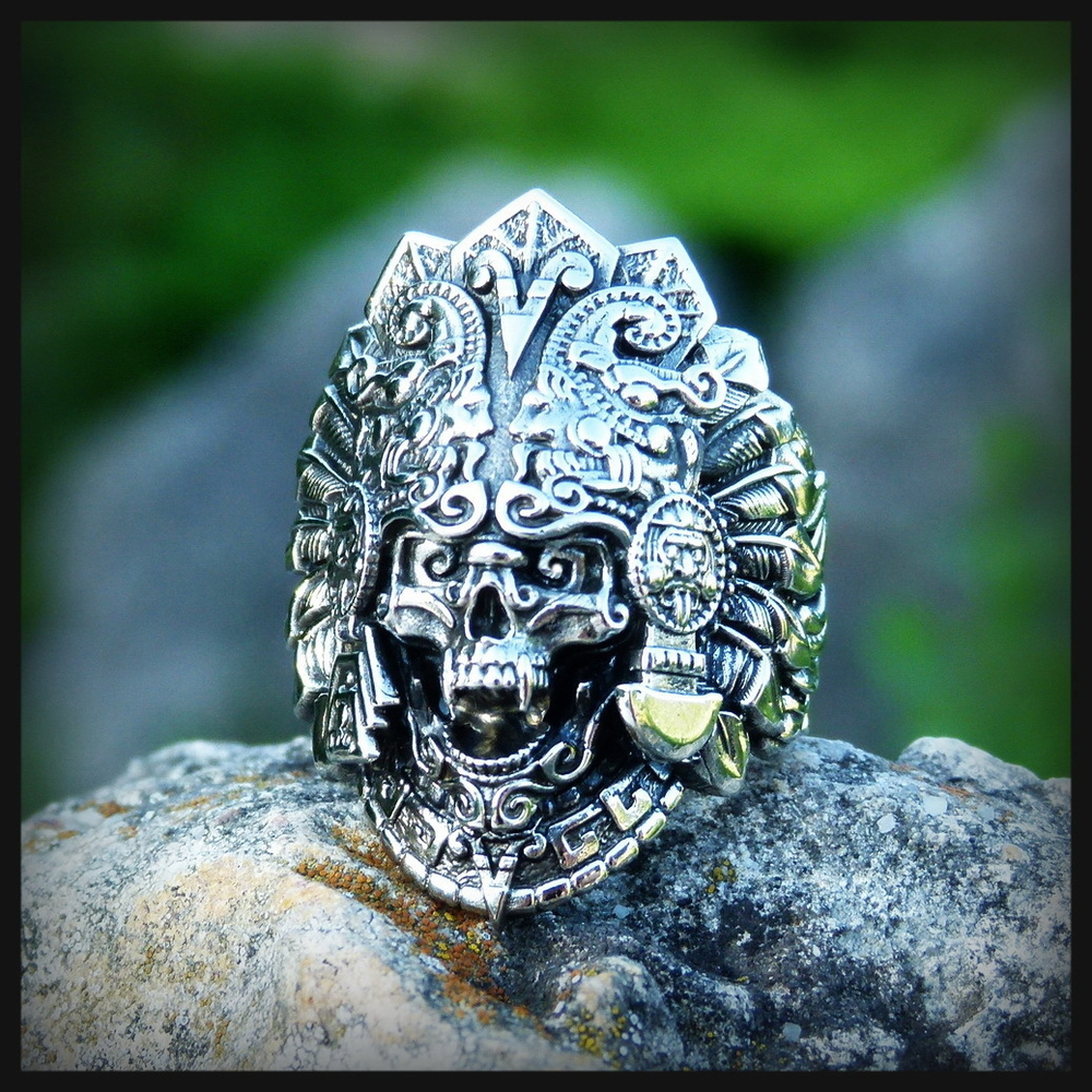 Кольцо "Жрец" мельхиор , чернение