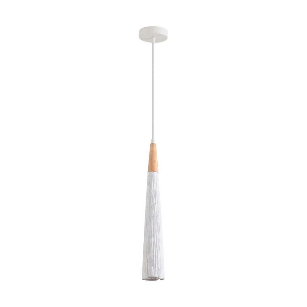 8352/1C SUSPENTIONI LN26 325 белый/бежевый, металл/дерево/цемент Подвес GU10 LED 5W 220V EOLIANA