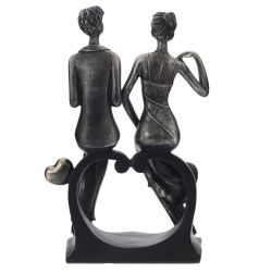 GAEM Фигурка декоративная "Влюбленная пара", L13 W9 H25 см