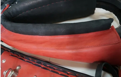 Выездная упряжь ( КРАСНО-ЧЕРНЫЙ комплект)