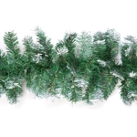 Гирлянда хвойная «Метель» 2,7 м d=25 см, ПВХ, белое напыление