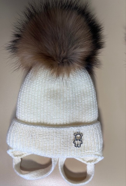 Шапка зимняя на малышку