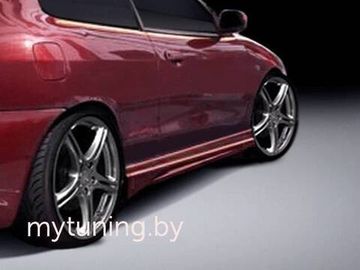 Накладки на пороги для Mitsubishi Colt