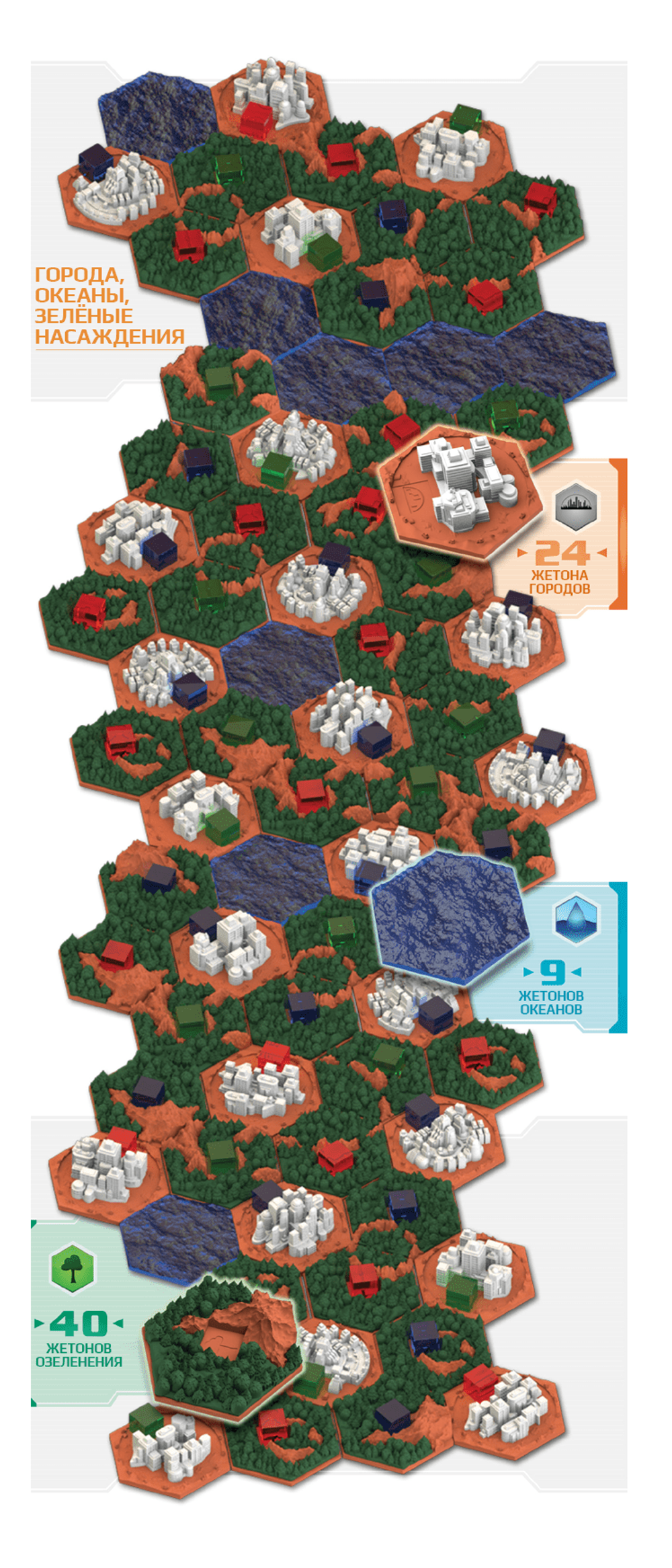 Короб для хранения игры «Покорение Марса»