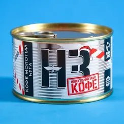 Кофе молотый «Новогодний запас» в консервной банке, вкус: нуга, 30 г.