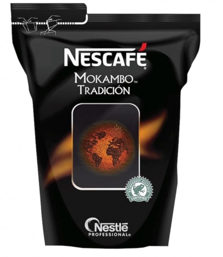 Кофе растворимый Nescafe Mokambo с молотым 500 г