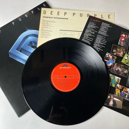 Винтажная виниловая пластинка LP Deep Purple Perfect Strangers (Япония 1984) (Без Оби) Mean Streak